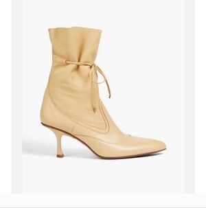 Zimmermann Tie-Detailed Leather Ankle Boots Size 39 US 8-8 1/2